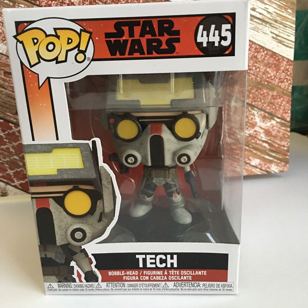 Funko POP! Star Wars The Bad Batch TECH #445 Bobble Head Figure